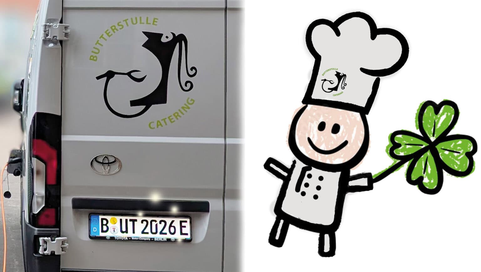 Autokennzeichen 2026 neben Glückskleekoch