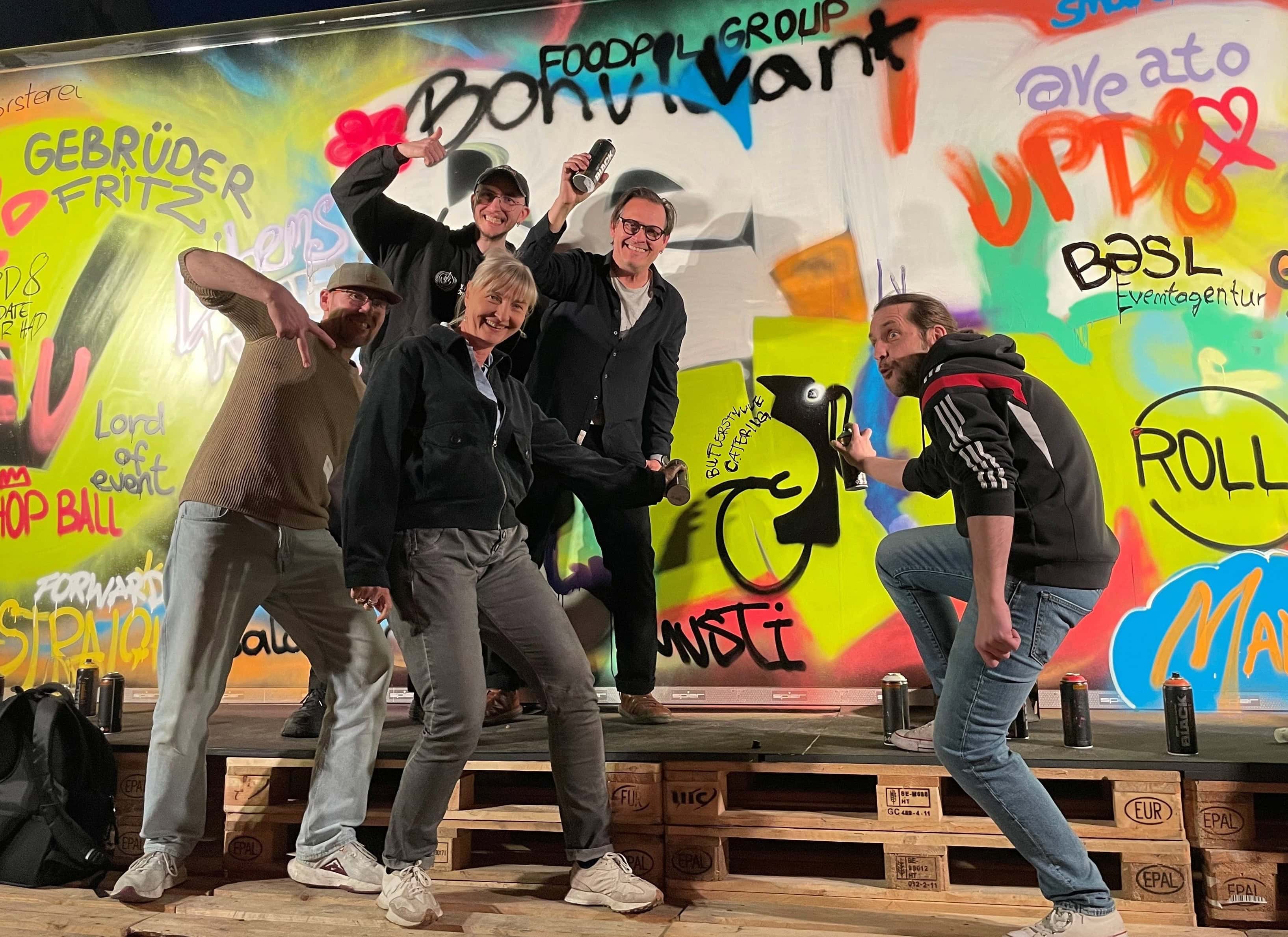 Graffiti Team Butterstulle